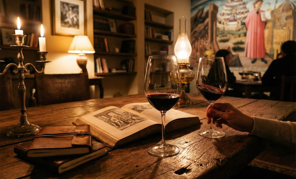 Degustación de vinos El Enemigo en la cava de Casa Vigil durante un tour de Decanter.