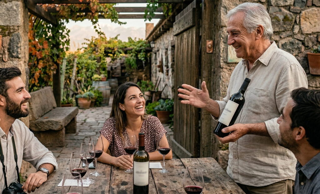 Barricas de roble en bodegas boutique Mendoza.