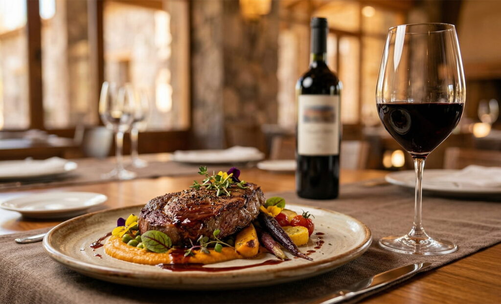 Gastronomía de pasos en almuerzos en bodegas Mendoza.